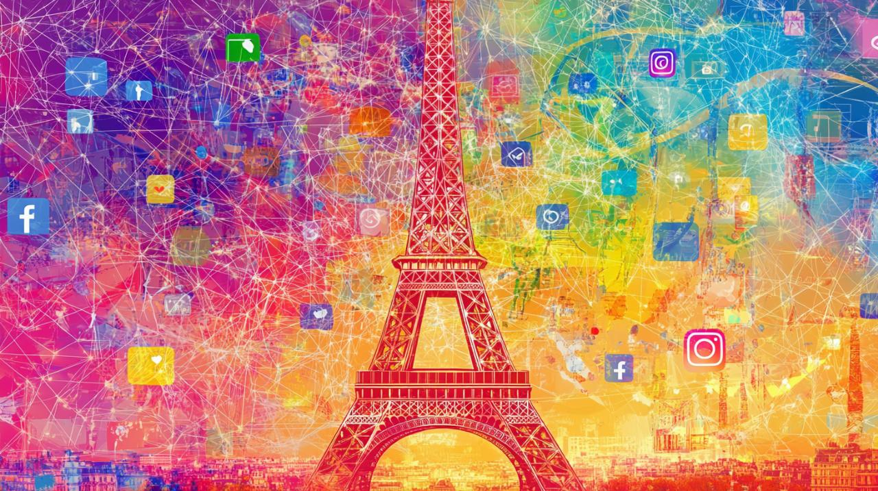 Comment les emojis de la Tour Eiffel ont-ils conquis les reseaux sociaux : un symbole culturel universel